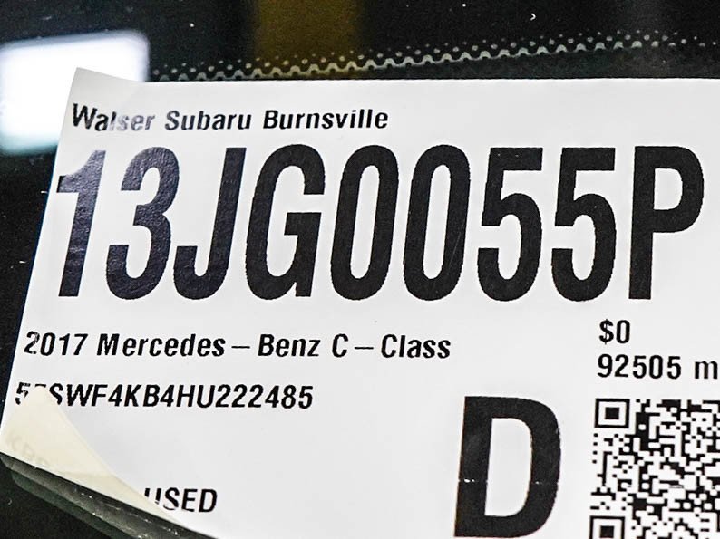 Used 2017 Black Mercedes-Benz C 300 image 29