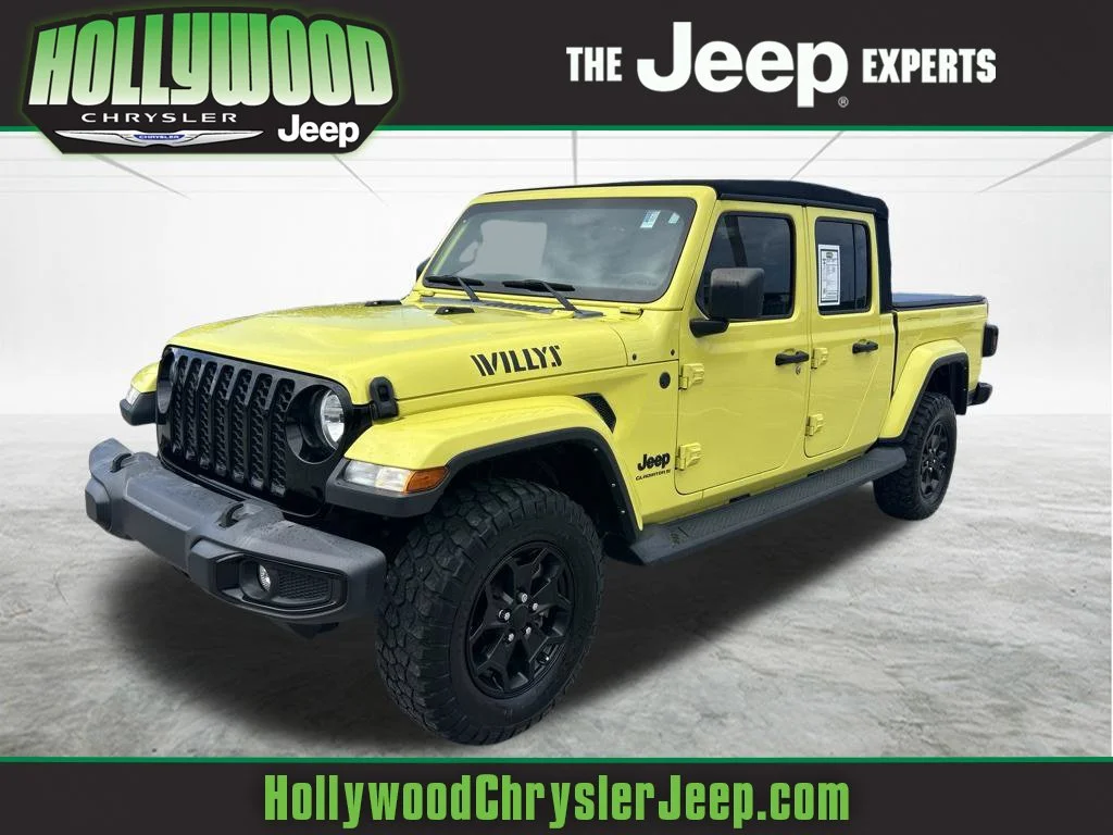 Used 2023 Yellow Jeep Willys image 1