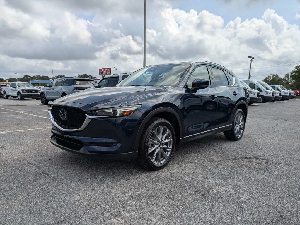 Used 2021 Blue Mazda Grand Touring image 8