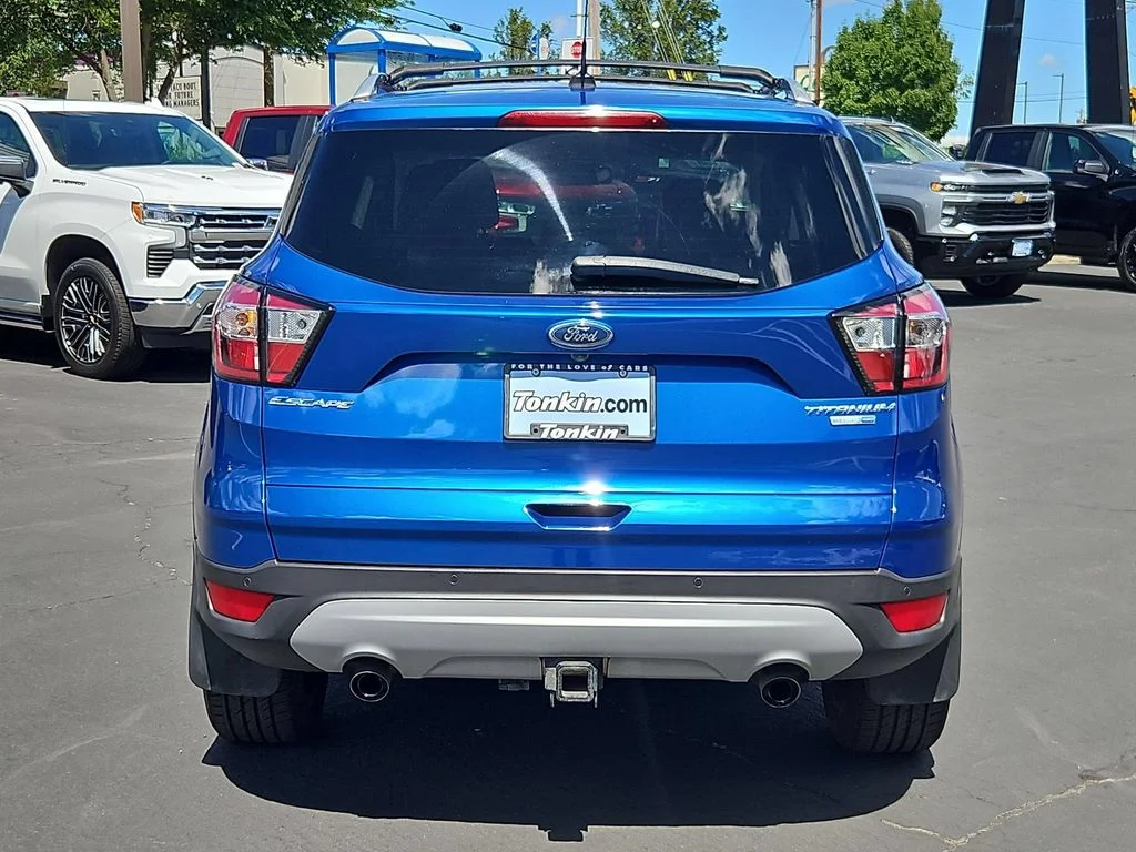 Used 2017 Lightning Blue Metallic Ford Titanium image 5