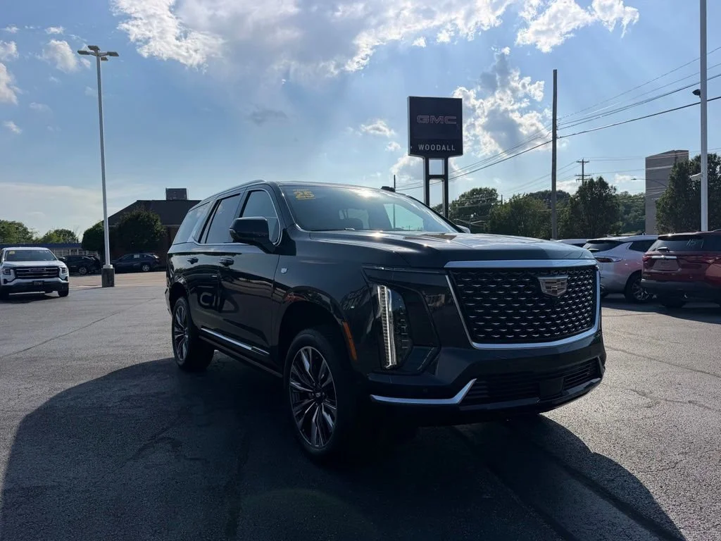 Used 2025 Galactic Gray Metallic Cadillac Premium Luxury image 1
