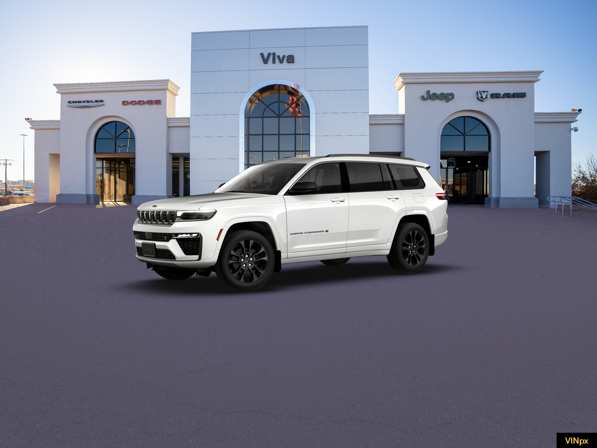 New 2026 Bright White Clear-Coat Exterior Paint Jeep Limited image 2