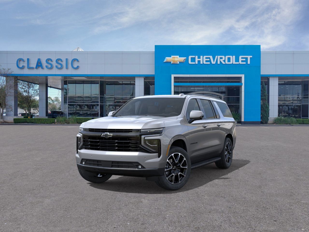 2026 Chevrolet Suburban RST Gray at Classic Elite Chevrolet Sugar Land
