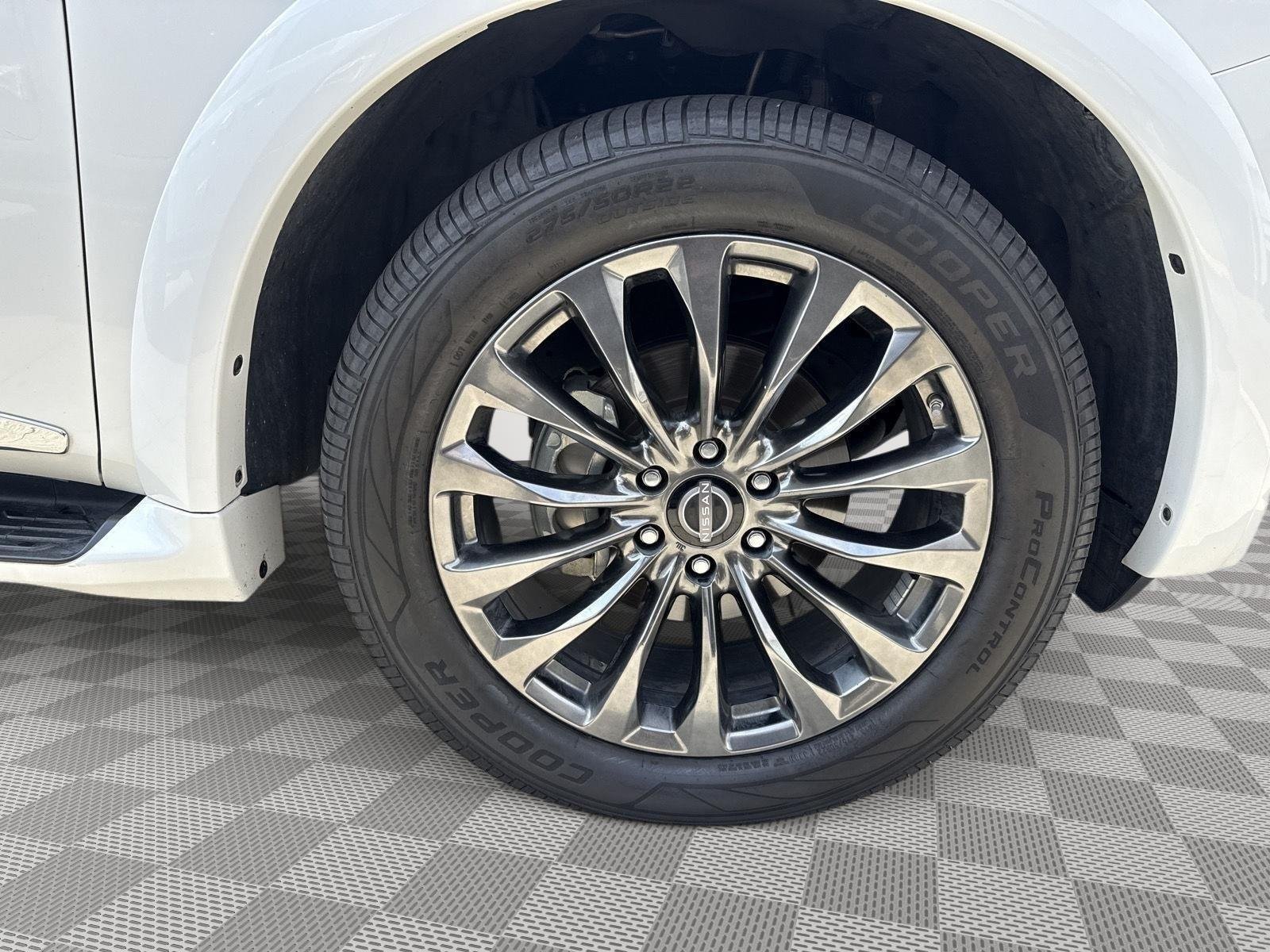 Used 2022 Aspen White TriCoat Pearl Nissan Platinum image 7
