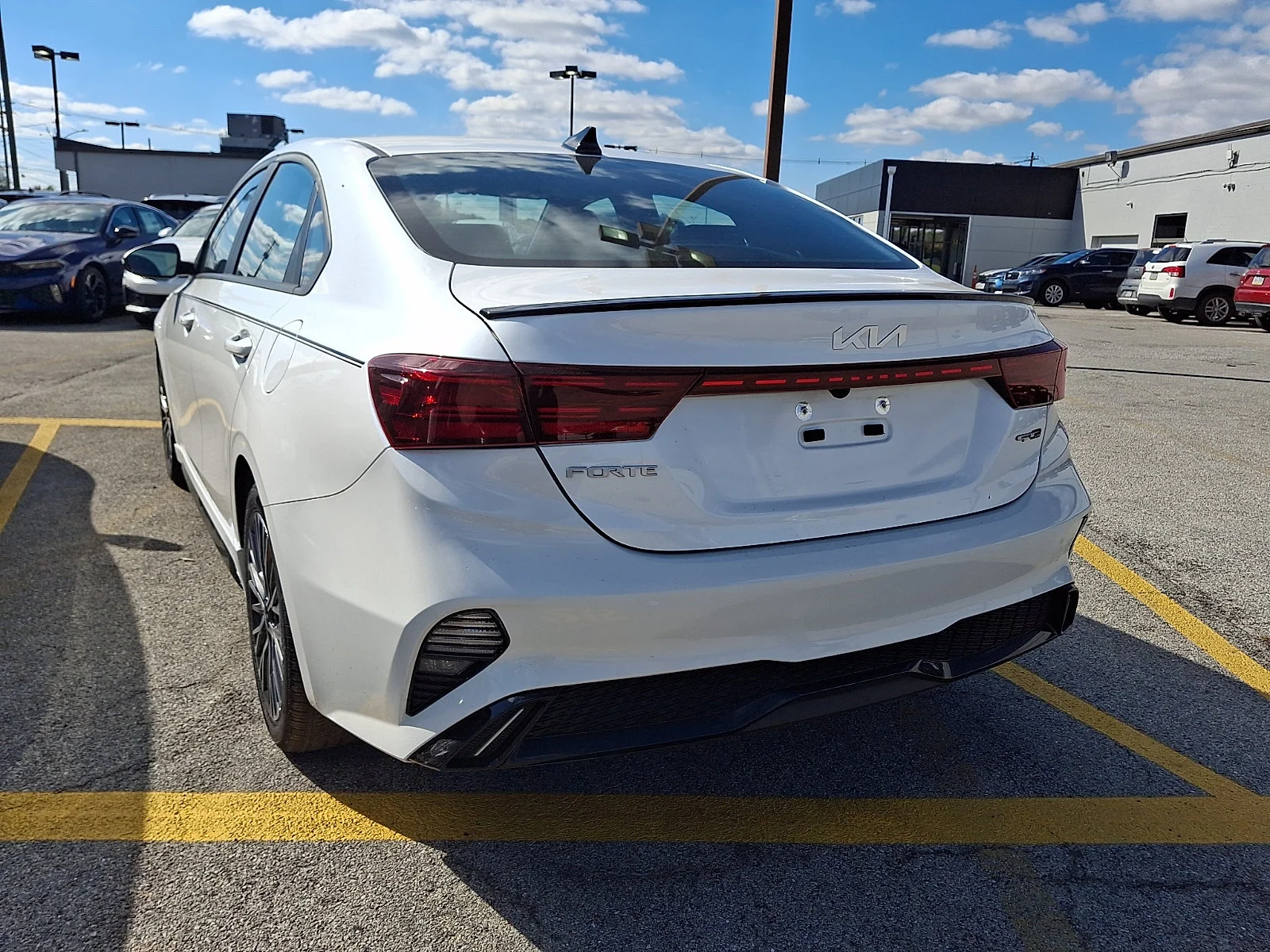 Certified Used 2022 White Kia GT-Line image 7