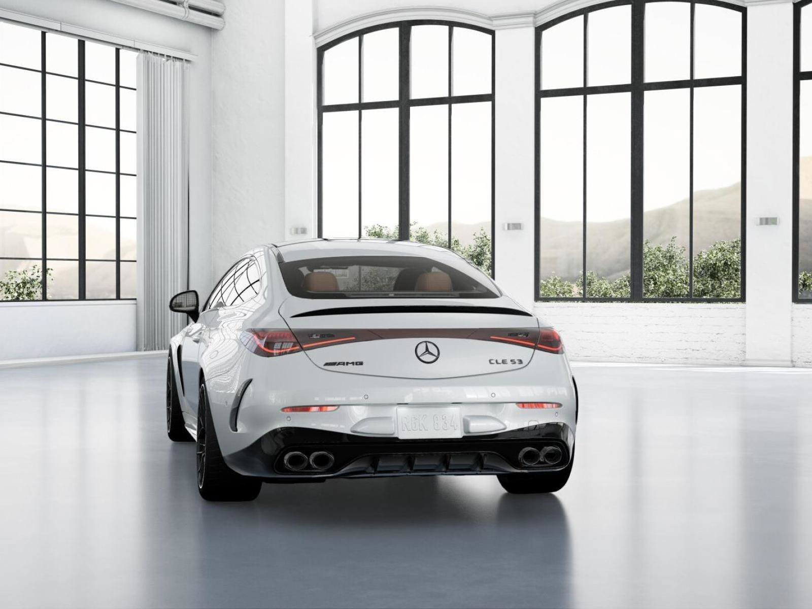 New 2026 MANUFAKTUR Moonlight White Metallic Mercedes-Benz AMG® CLE 53 4MATIC+ Coupe image 38