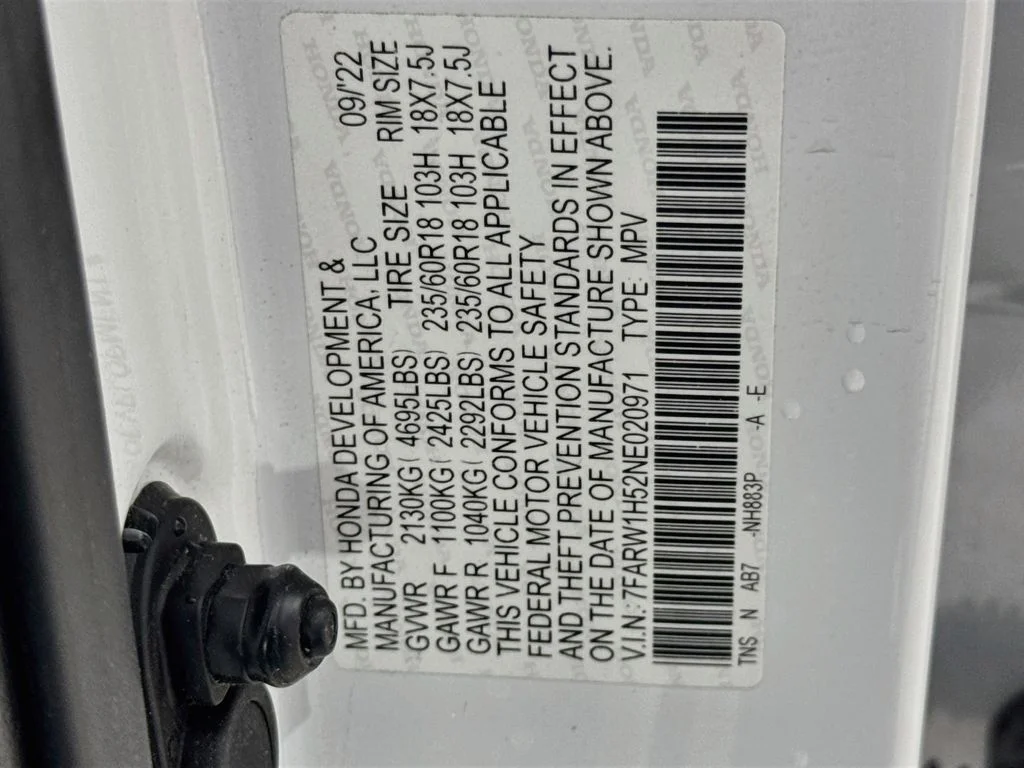 Certified Used 2022 White Honda EX image 43