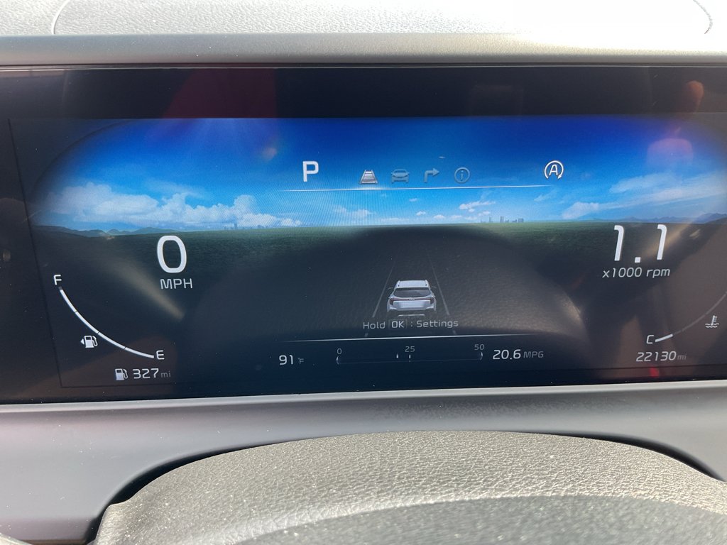 Used 2024 Pluton Blue/Black Roof Kia S image 25
