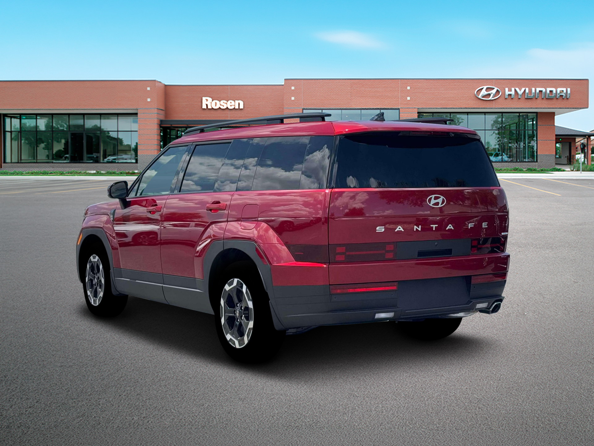 New 2026 Red Hyundai SEL AWD image 5