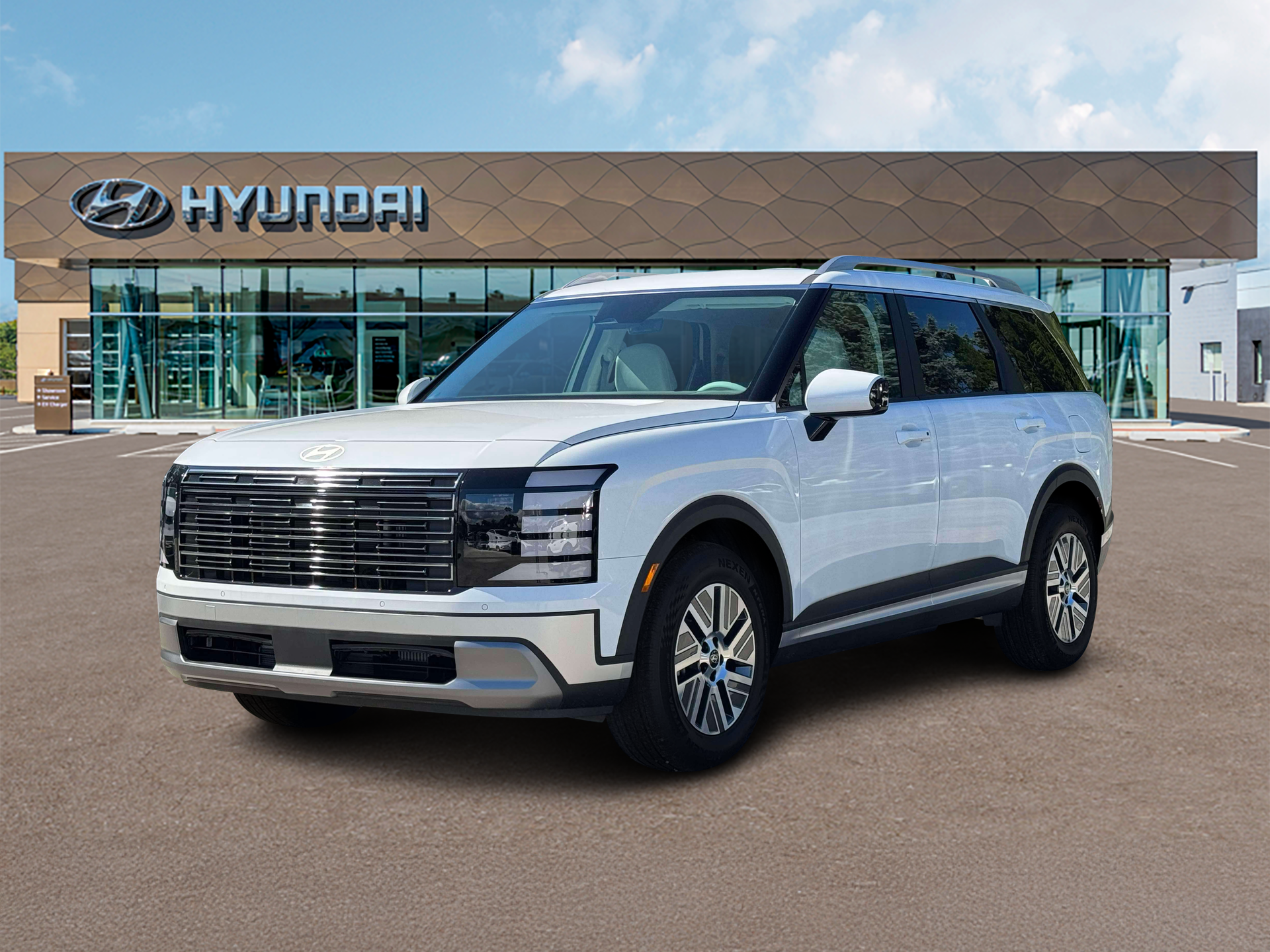 New 2027 White Hyundai SEL 7P image 1