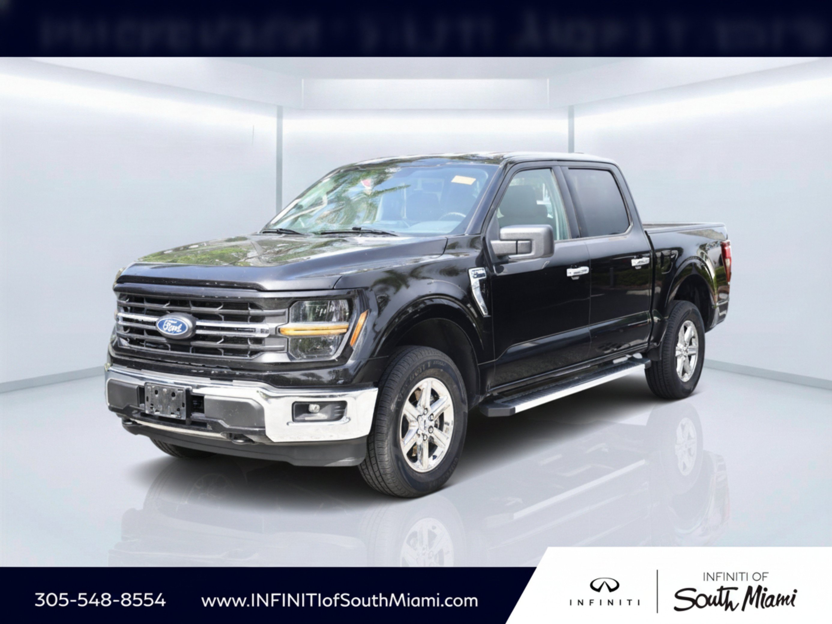 Used 2025 Black Metallic Ford XLT image 1