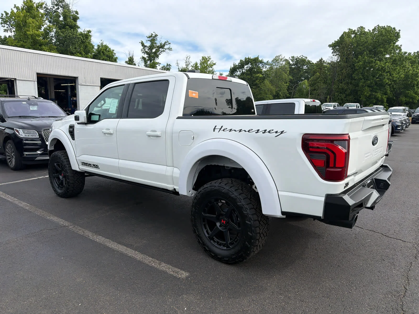 New 2026 Star White Metallic Tri-Coat Ford Lariat HENNESSEY VENOM 800 image 5
