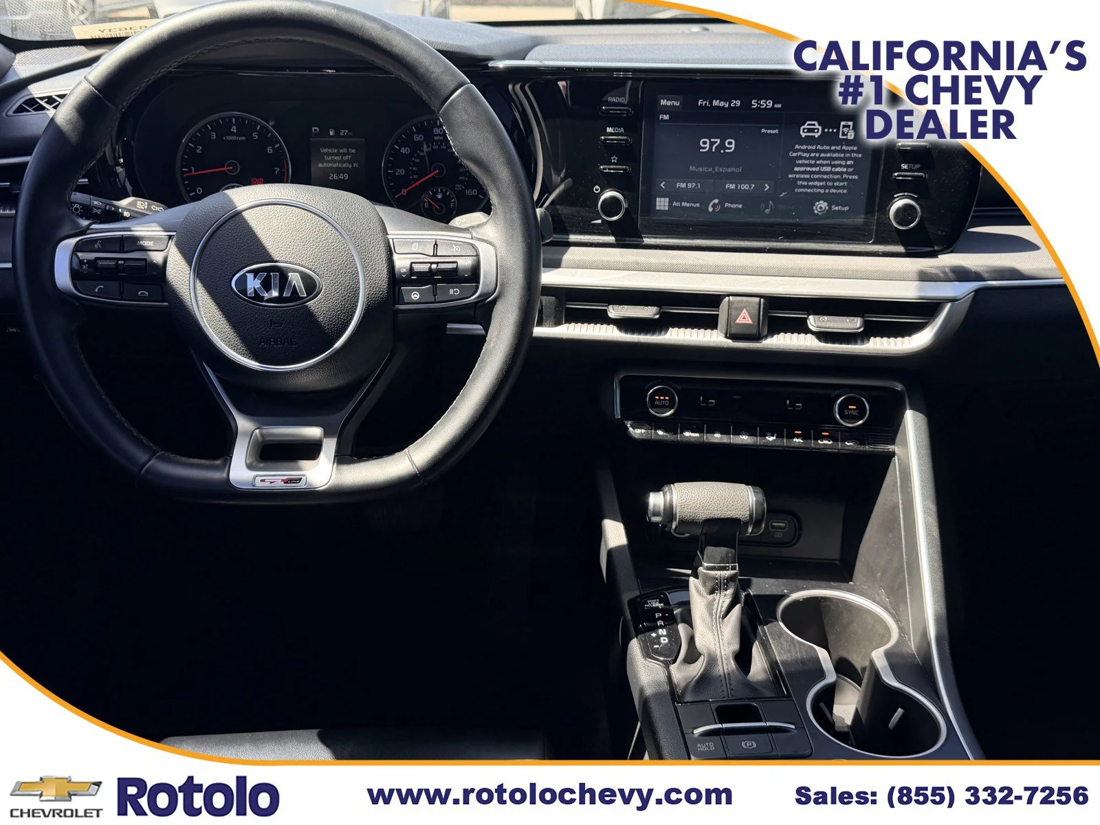 Used 2021 Ebony Black Kia GT-Line image 14