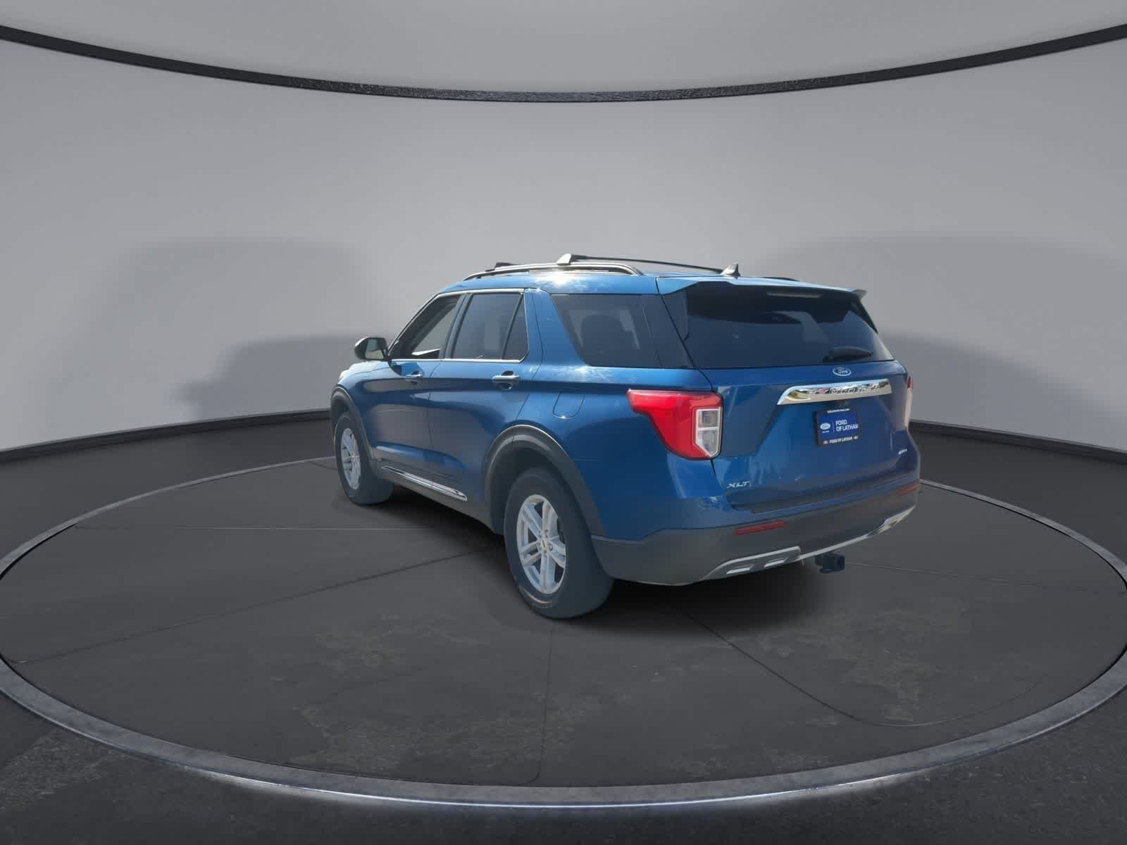 Certified Used 2021 Atlas Blue Metallic Ford XLT image 6