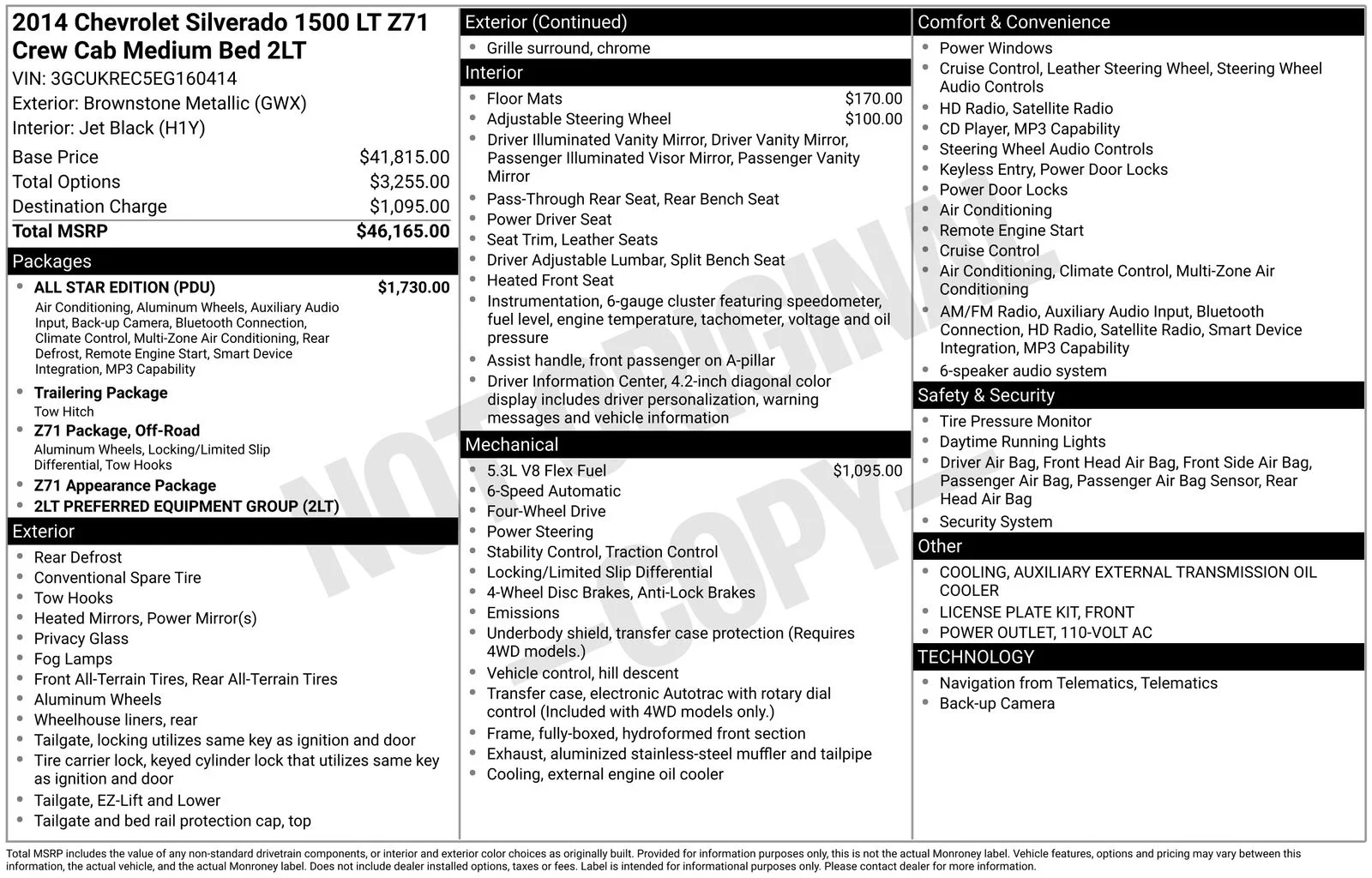 Used 2014 Brownstone Metallic Chevrolet LT image 33