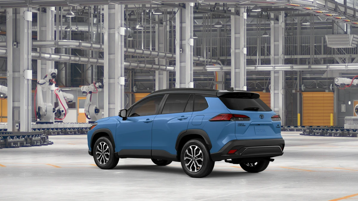 New 2026 Cavalry Blue Toyota Hybrid SE image 6
