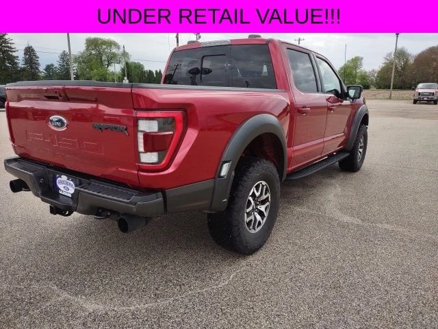 Certified Used 2022 Red Metallic Ford Raptor image 7
