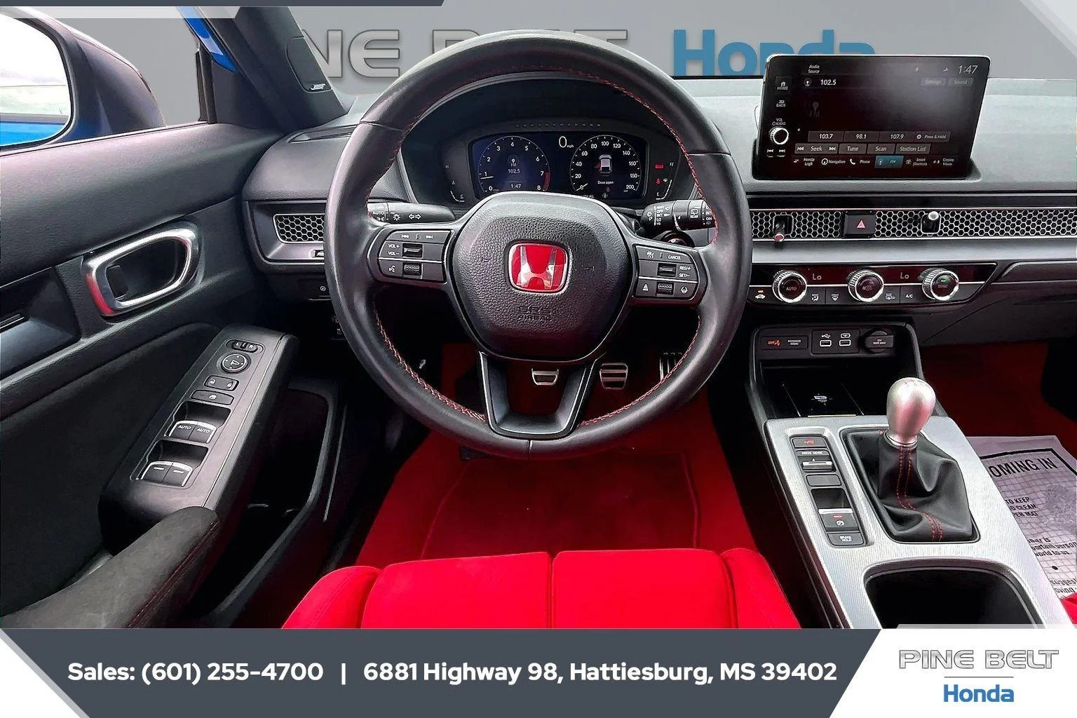 Used 2023 Boost Blue Pearl Honda Type R image 5