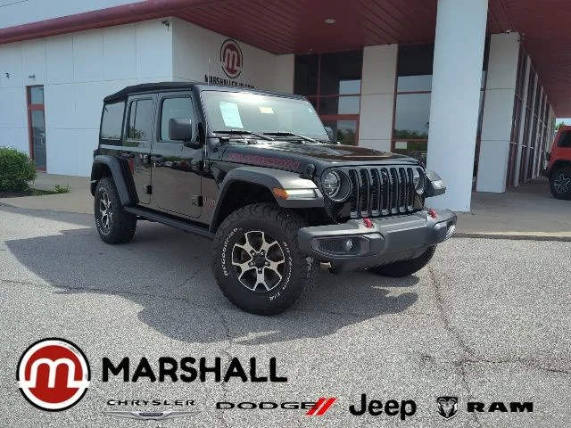 Used 2021 Black Jeep Unlimited Rubicon image 1
