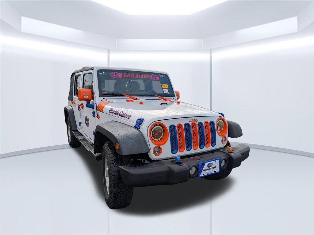 Used 2017 White Jeep Unlimited Sport image 3