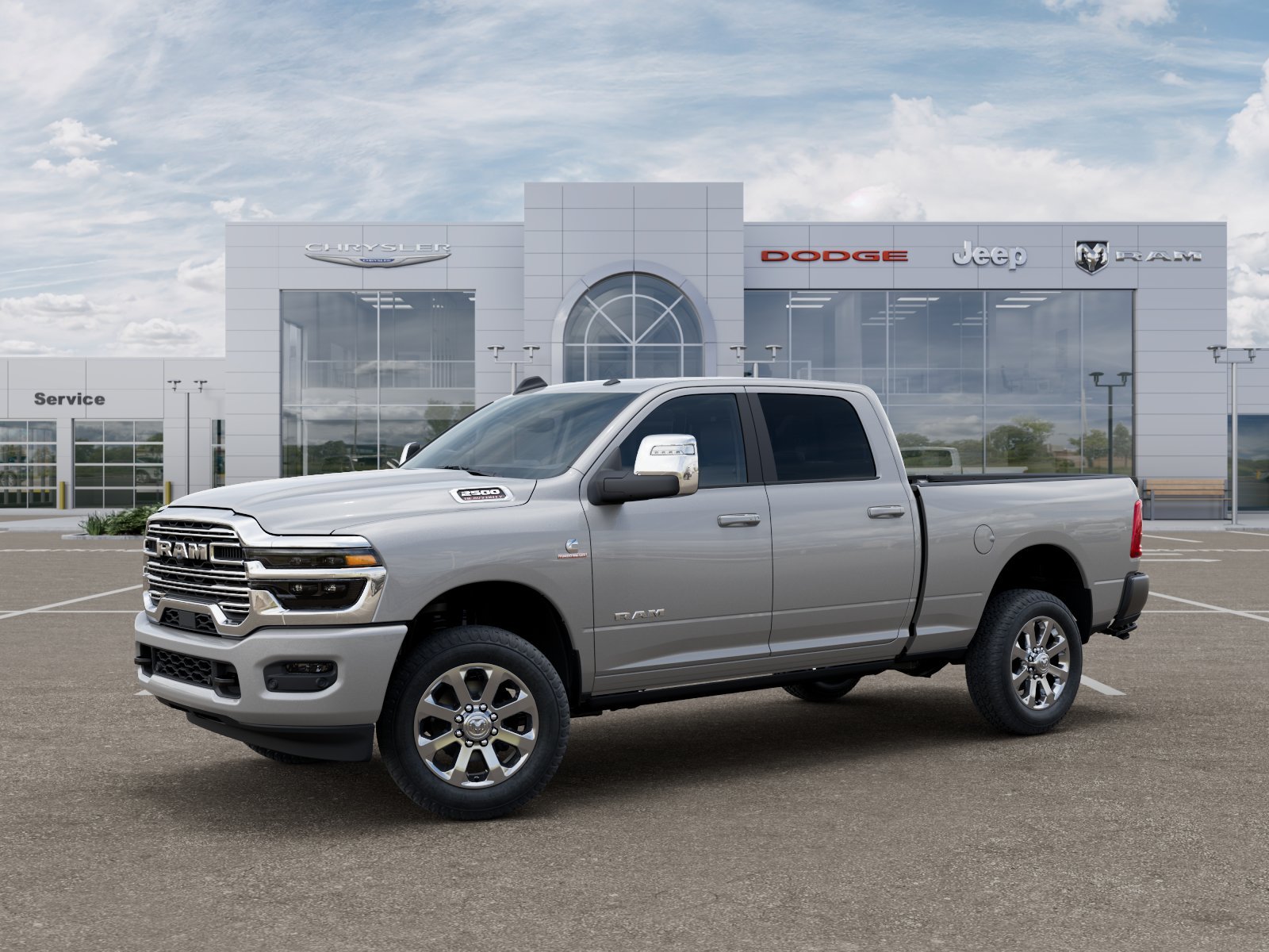 New 2026 Silver-Zynith Exterior Paint RAM Laramie image 14