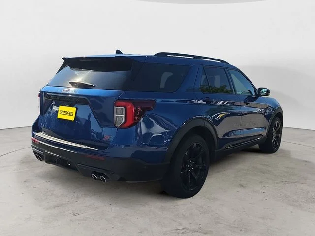 Certified Used 2021 Blue Metallic Ford ST image 5