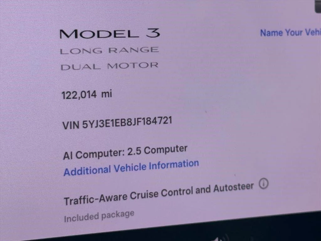 Used 2018 Solid Black Tesla Long Range Battery image 24