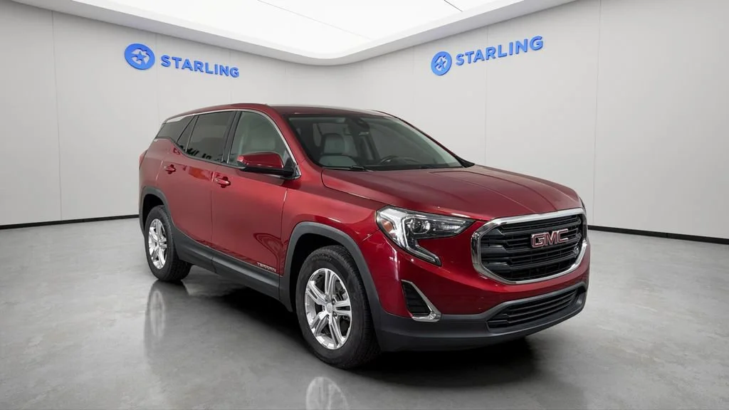 Used 2020 RED QUARTZ TINTCOAT GMC SLE image 13
