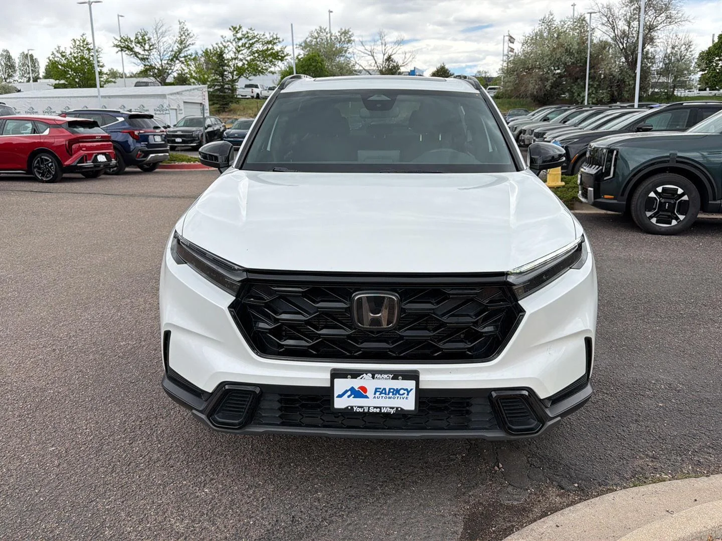 Used 2024 Platinum White Pearl Honda Sport image 2