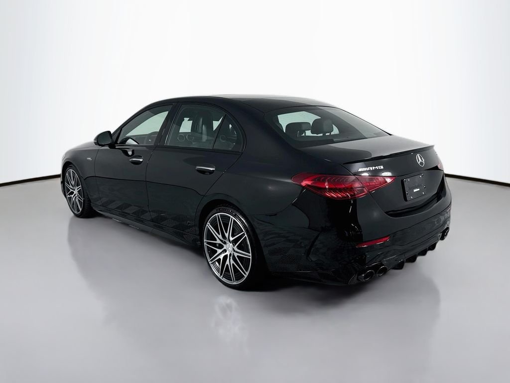 New 2026 Black Mercedes-Benz AMG® C 43 4MATIC® Sedan image 3