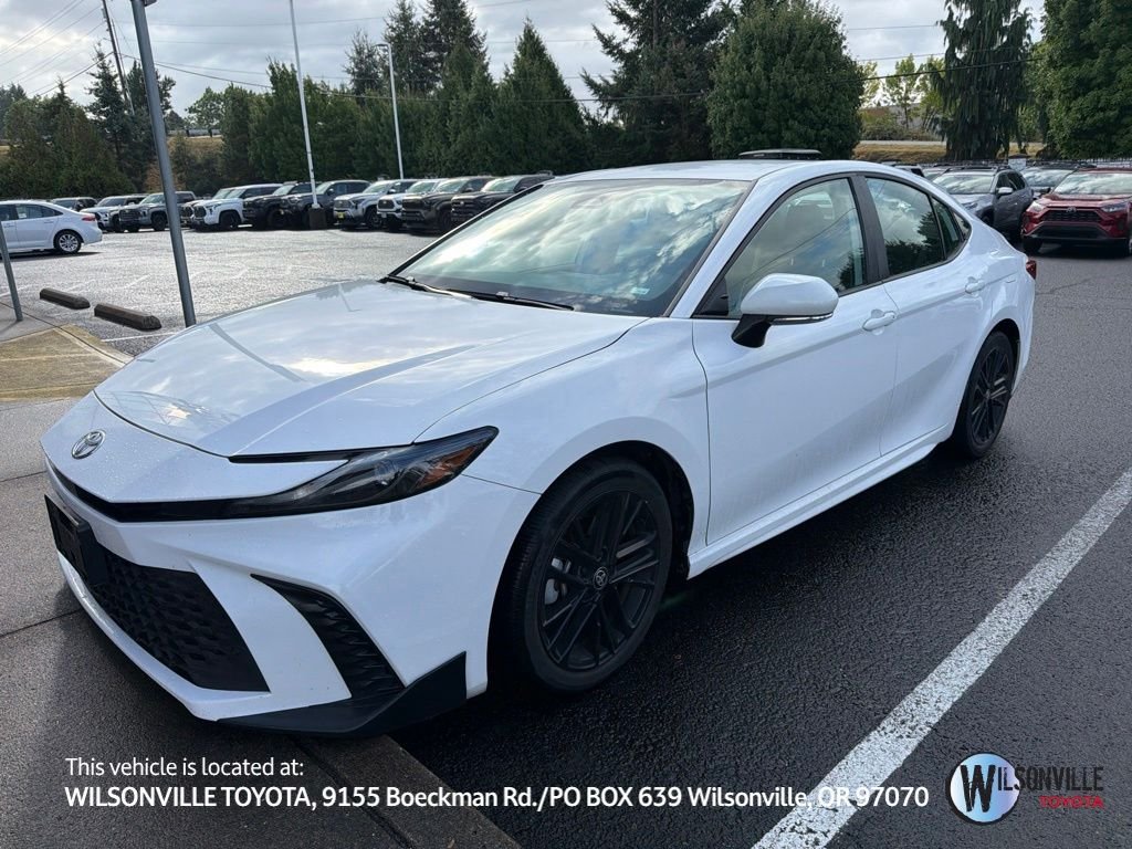 Used 2025 White Toyota SE image 1
