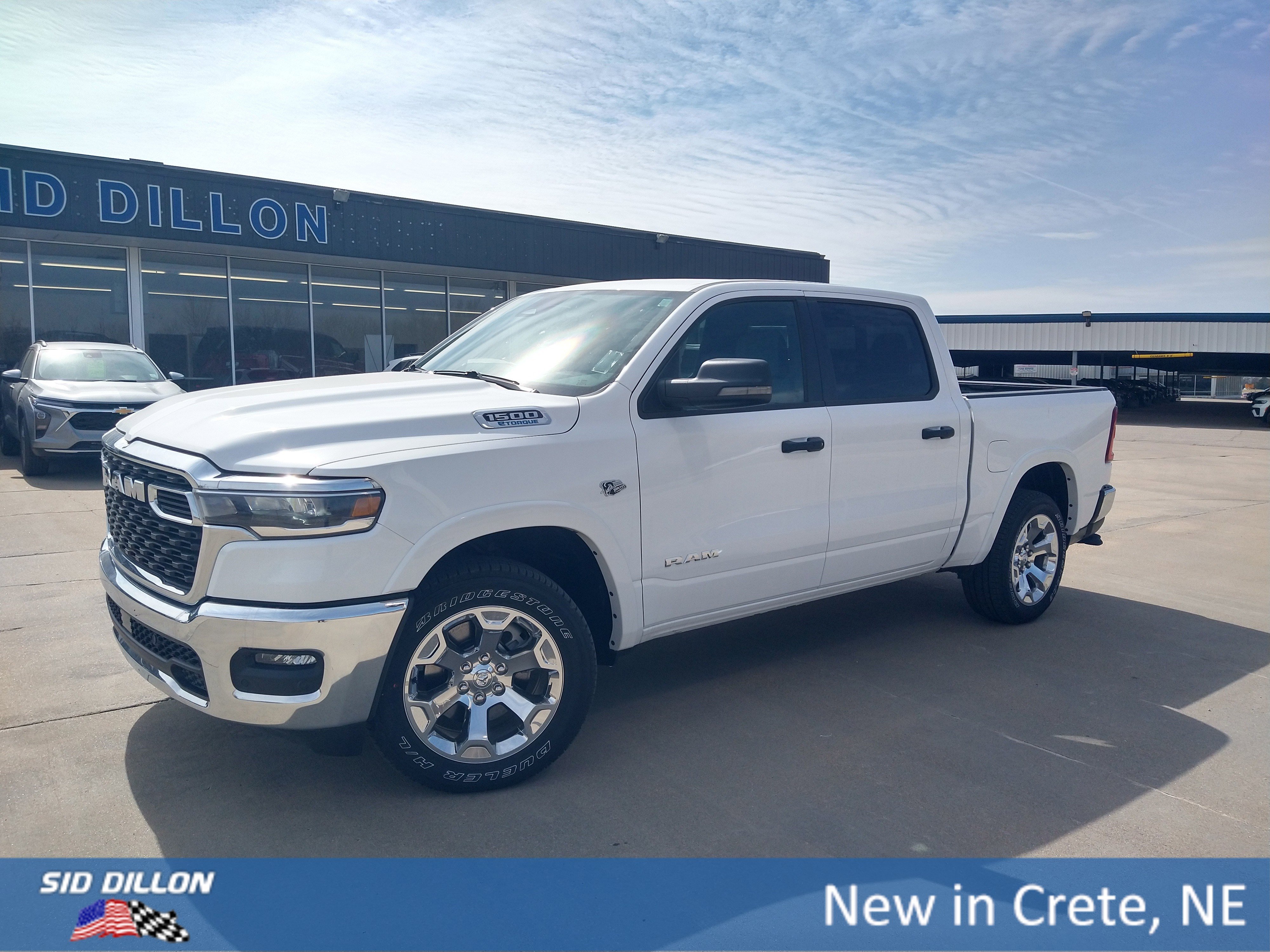 New 2026 Bright White Clear-Coat Exterior Paint RAM Big Horn image 1