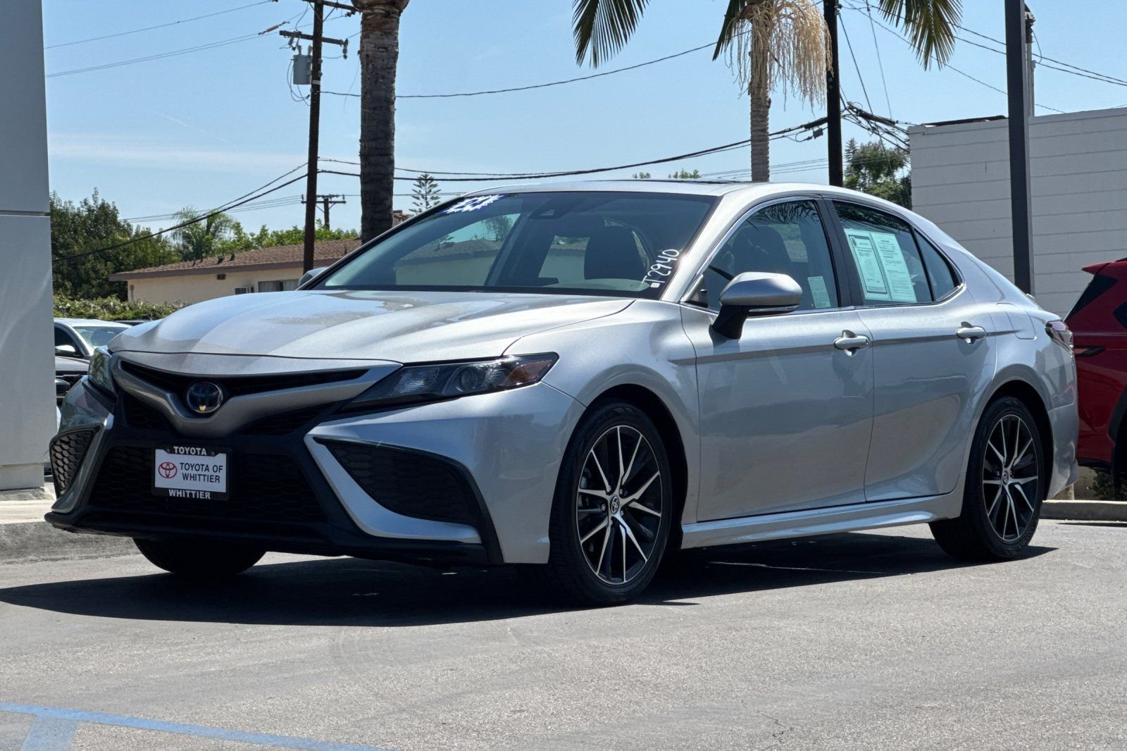 Used 2024 Silver Toyota SE image 9