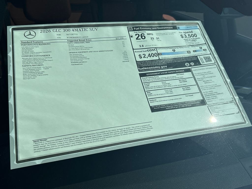 New 2026 Black Mercedes-Benz GLC 300 image 35