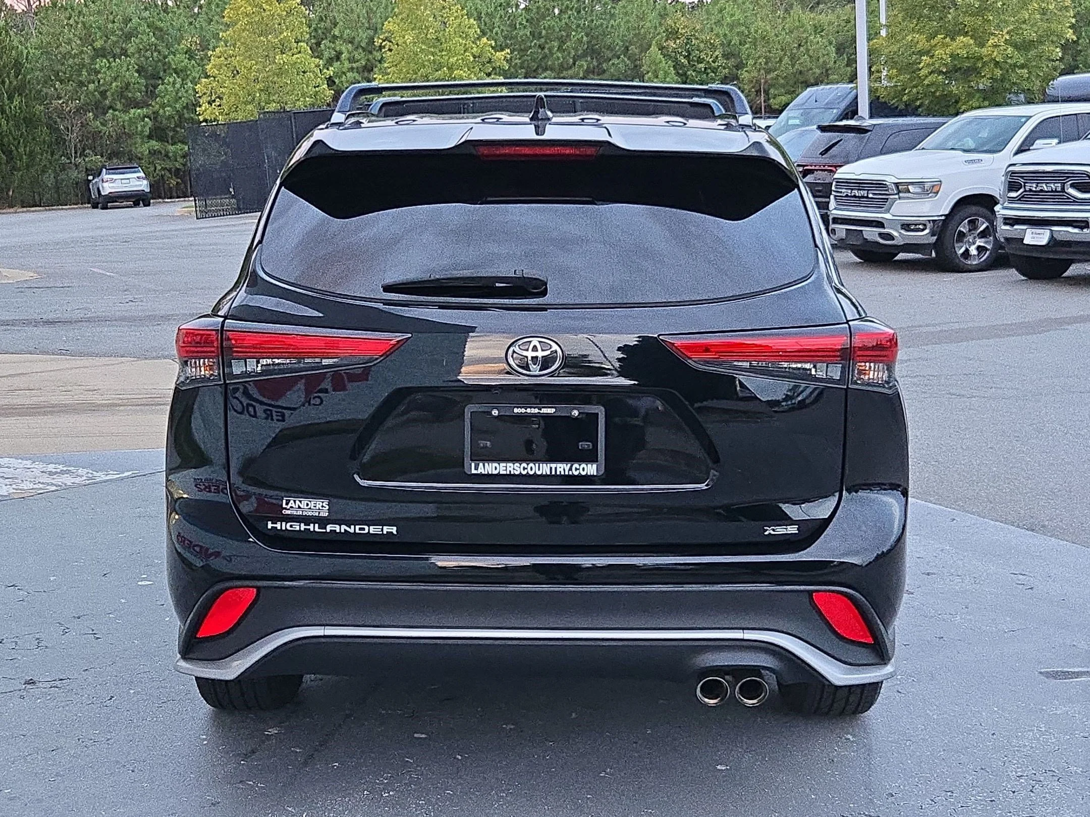 Used 2021 Midnight Black Metallic Toyota XSE image 6