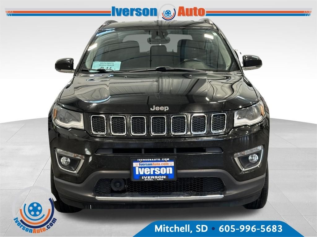 Used 2018 Jeep Compass Limited with VIN 3C4NJDCB6JT340961 for sale in Huron, SD