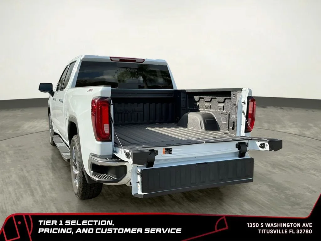 New 2026 Glacier White Tricoat GMC SLT image 7