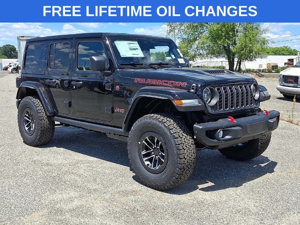 New 2026 Black Clear-Coat Exterior Paint Jeep Rubicon X image 1