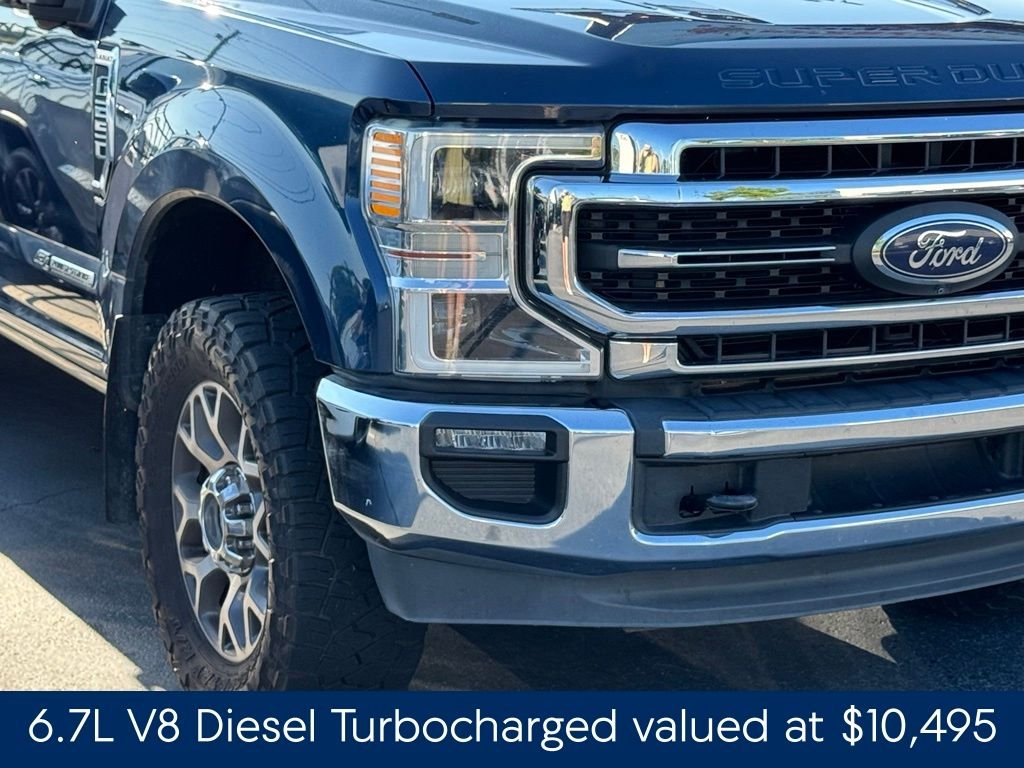 Used 2020 Blue Ford Lariat image 4