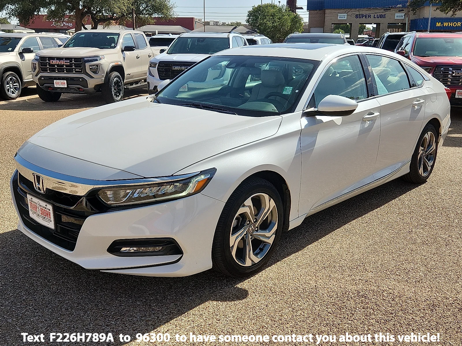 Used 2019 Platinum White Pearl Honda EX image 1