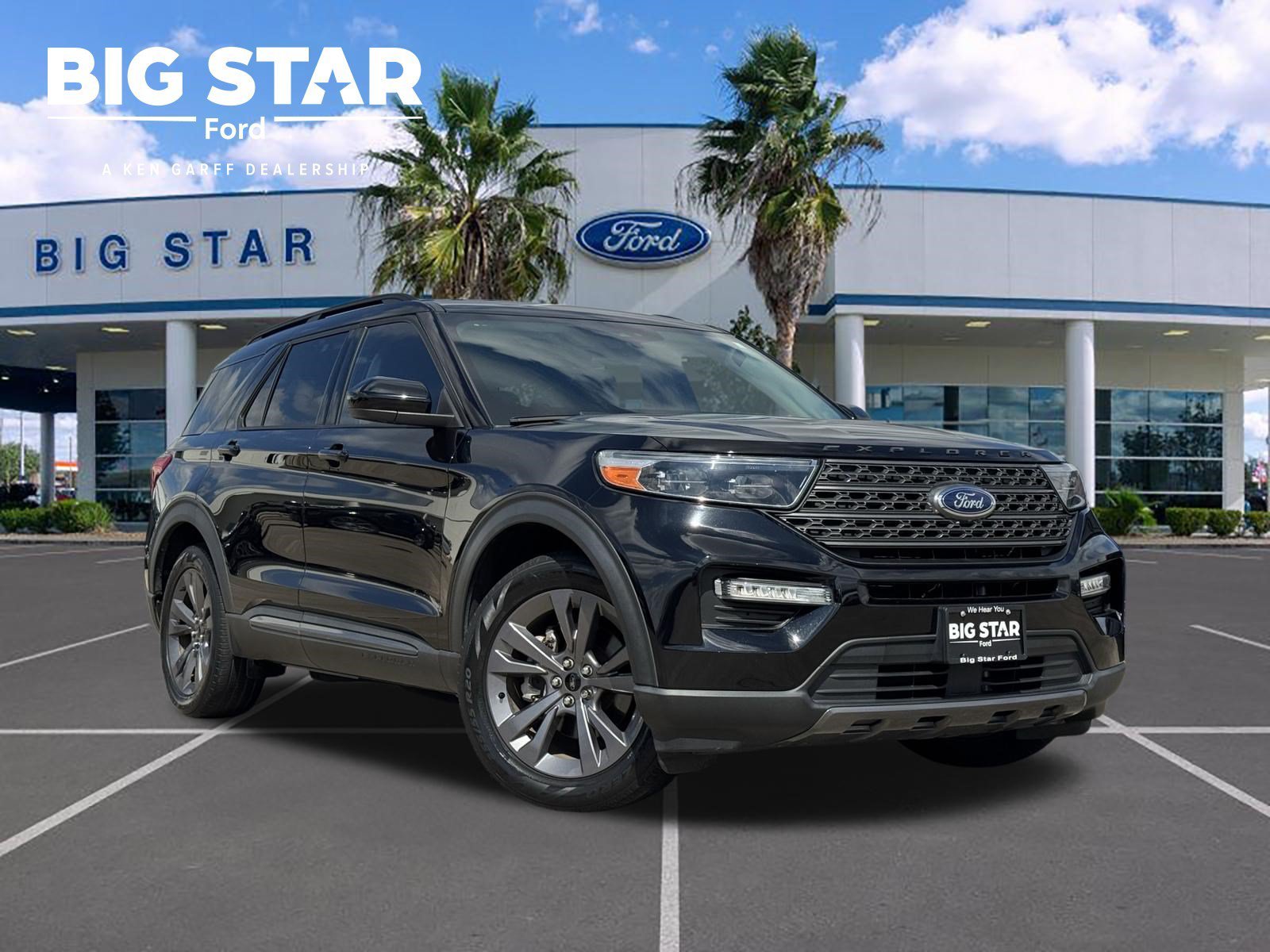 Used 2023 Black Metallic Ford XLT image 1
