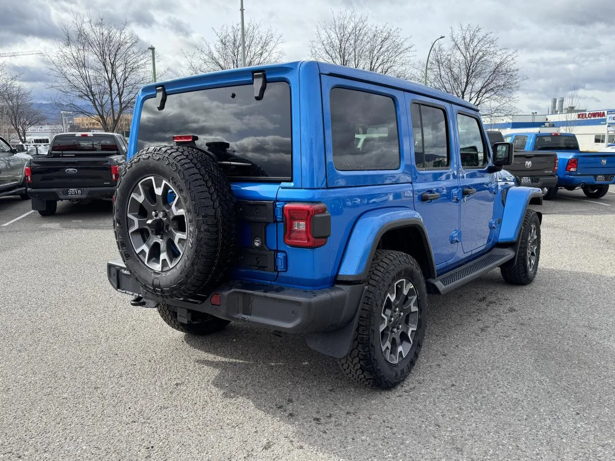 New 2026 Blue Jeep Sahara 4 Door 4x4 image 5