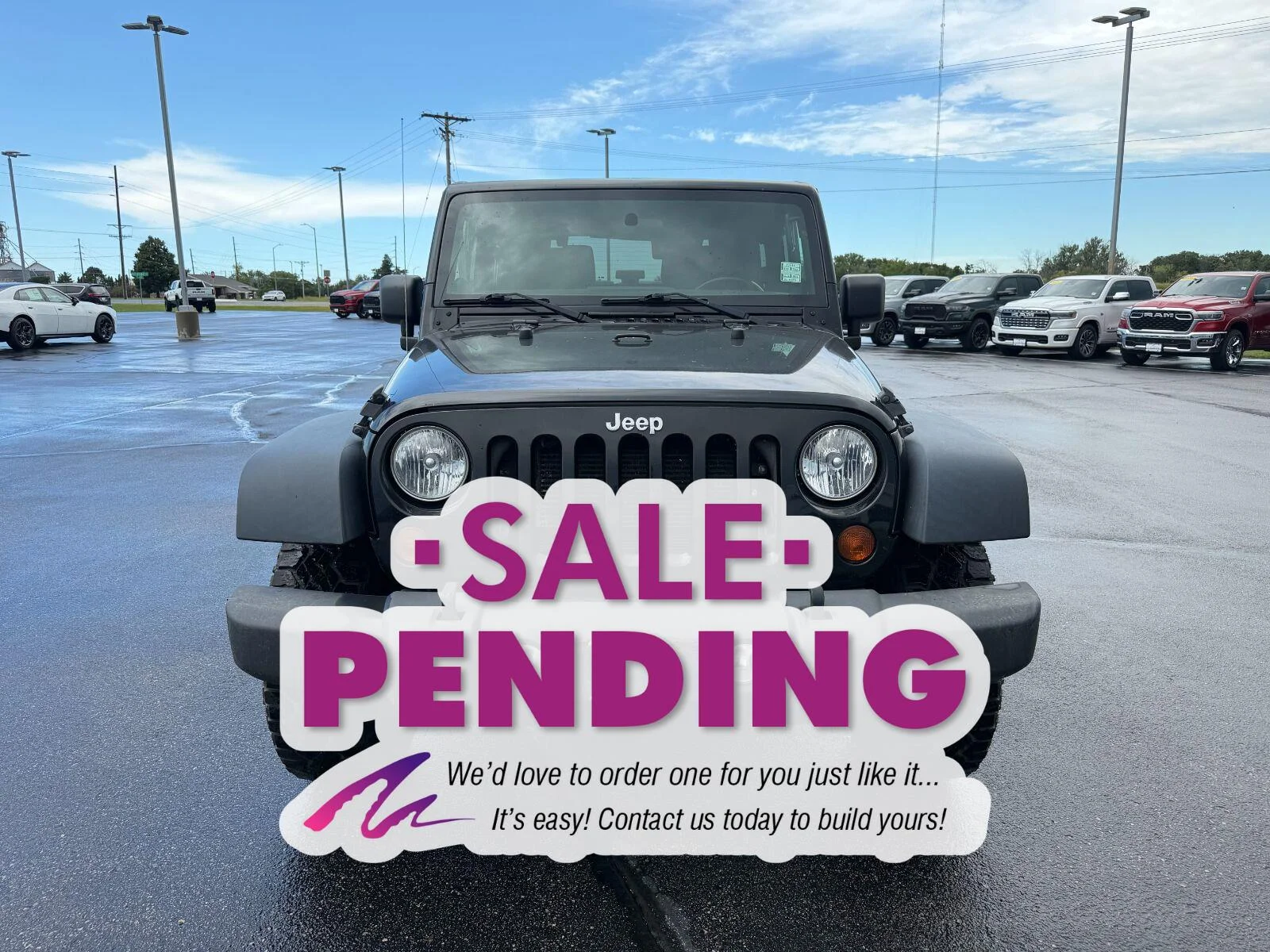 Used 2012 Jeep Wrangler Sport with VIN 1C4GJWAG1CL186497 for sale in Charles City, IA