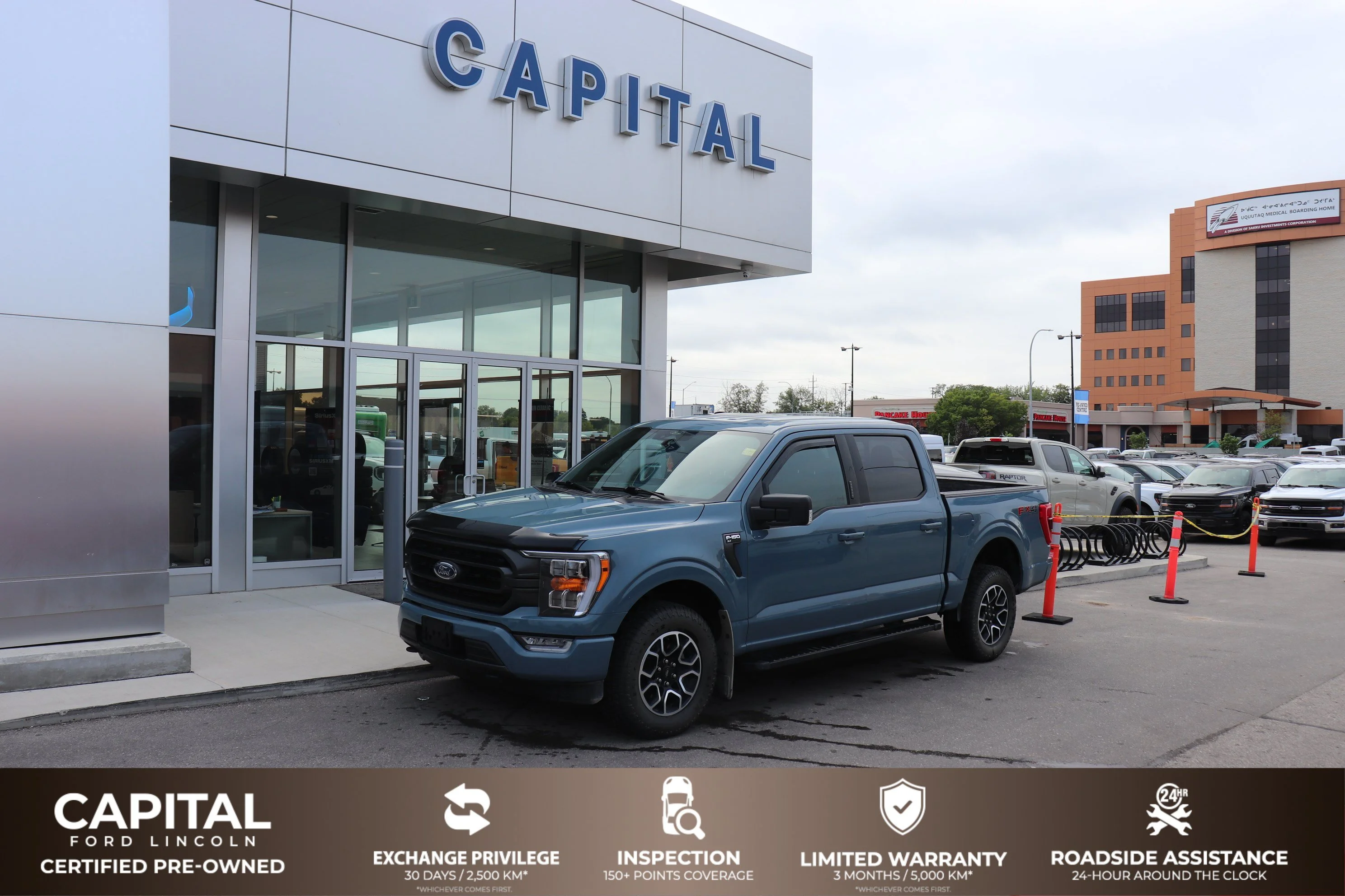 Used 2023 Blue Ford XL 4WD SuperCrew 5.5