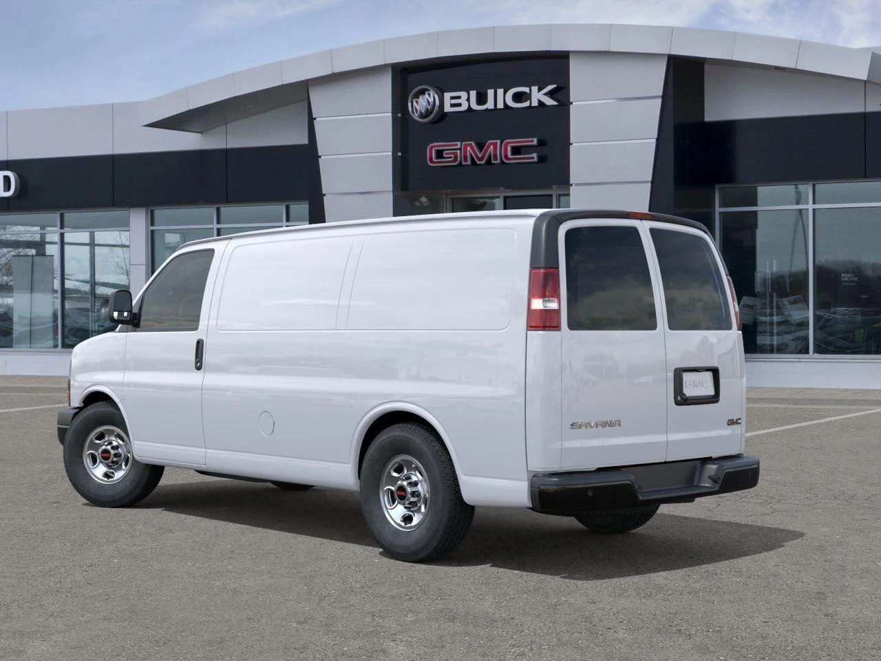 New 2026 Summit White GMC Work Van image 3
