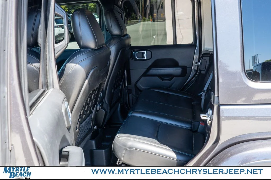 Used 2021 Granite Crystal Metallic Clearcoat Jeep Unlimited Rubicon 4xe image 14