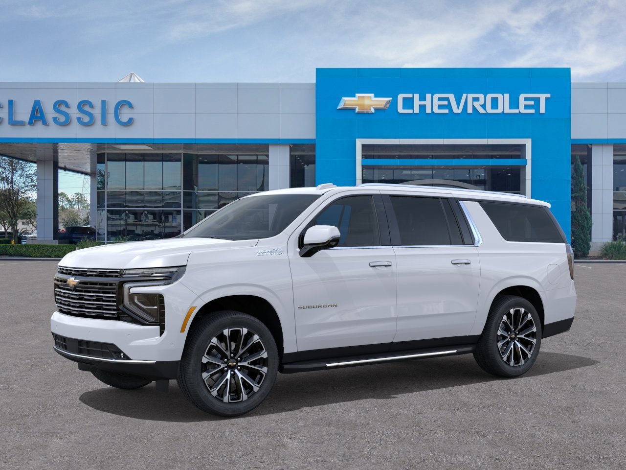 2026 Chevrolet Suburban High Country White at Classic Elite Chevrolet Hwy 6