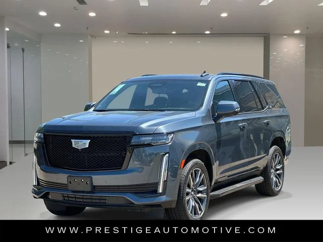 Used 2021 Gray Cadillac Sport image 1