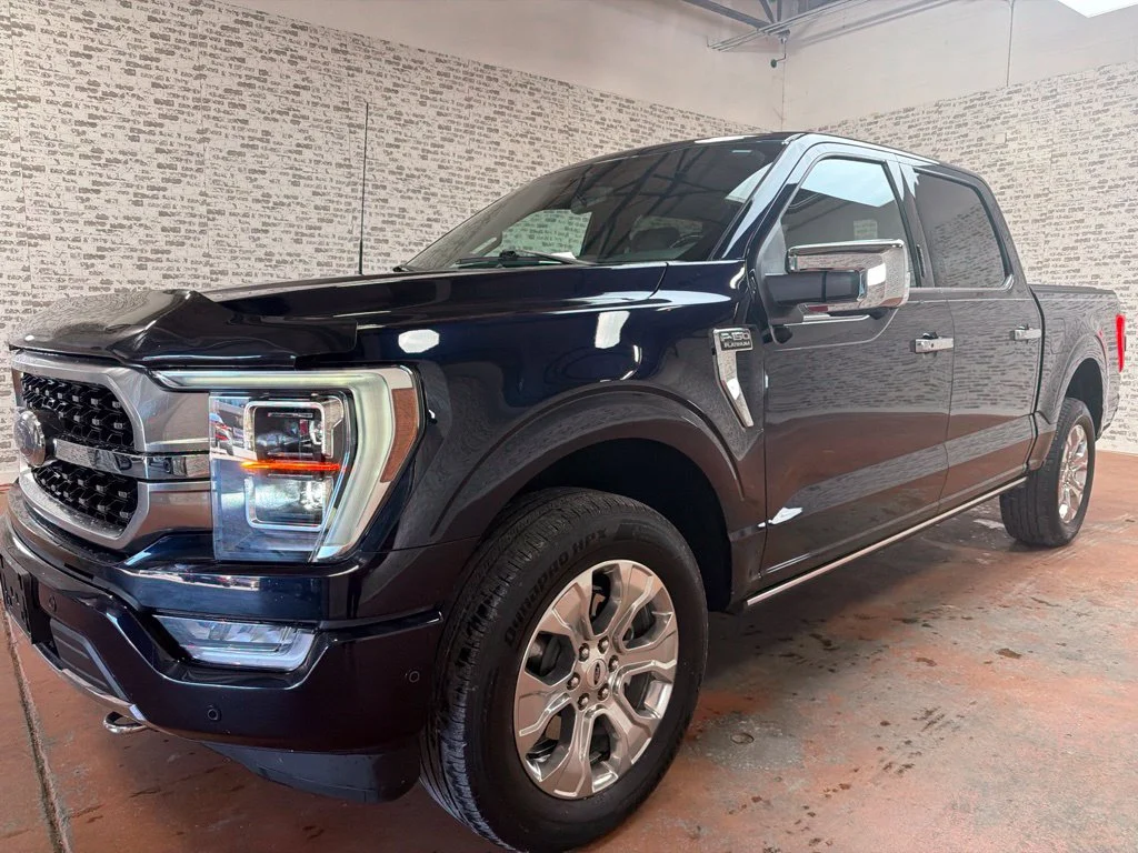Used 2023 Antimatter Blue Metallic Ford Platinum image 3