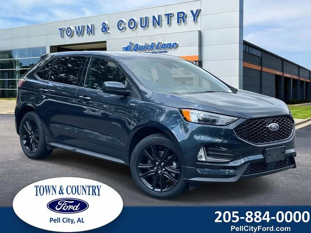 Certified Used 2024 Stone Blue Metallic Ford ST Line image 1